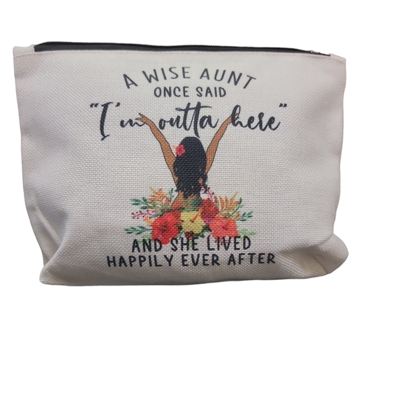 Kimoli Funny Canvas Cosmetic Bag Makeup Bags Cute - Picture 1 of 2